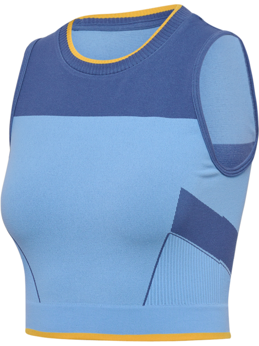 hmlSEAMLESS TOP, LICHEN BLUE hmlSEAMLESS TOP, LICHEN BLUE, packshot