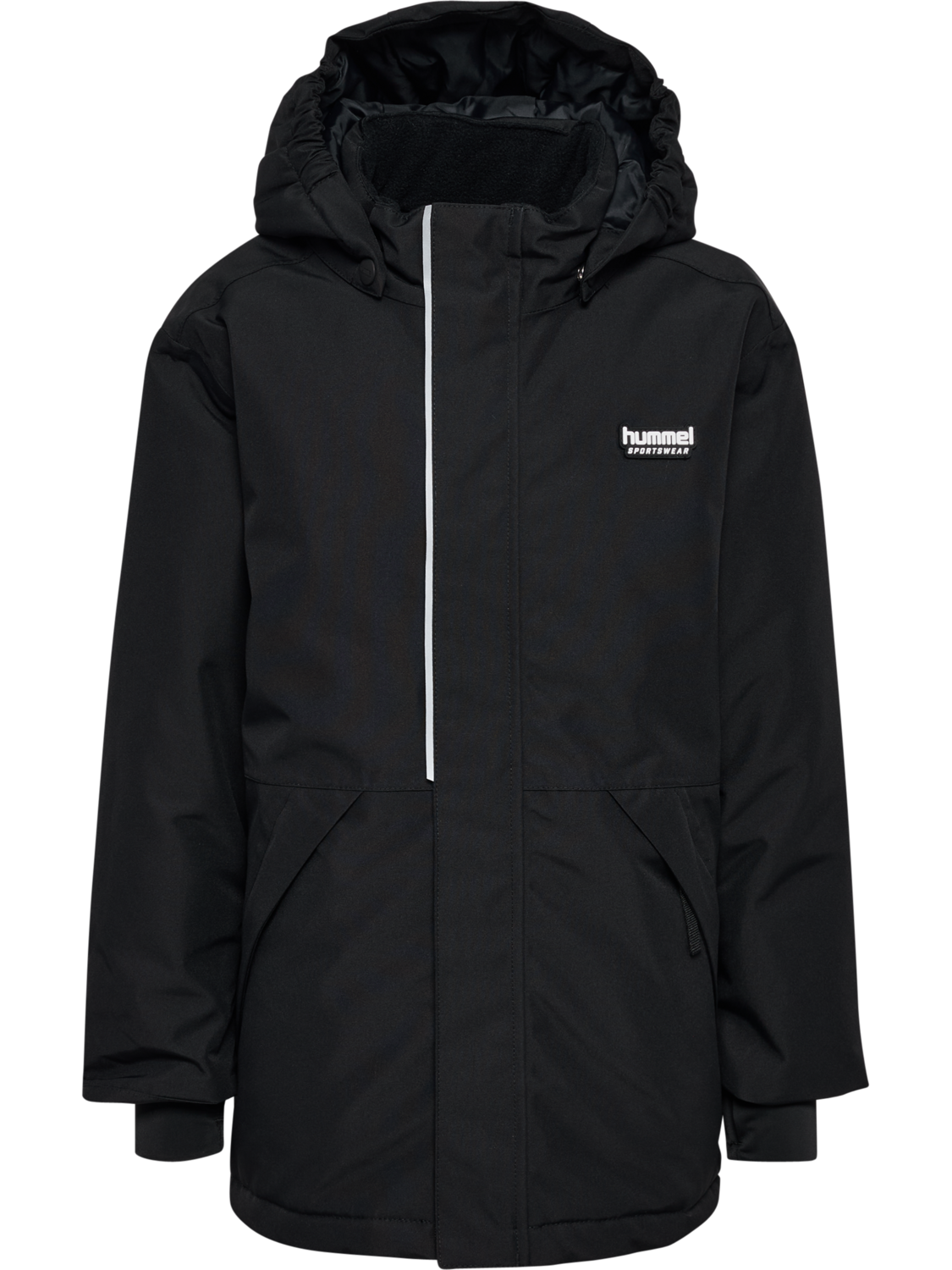 hmlJR SNOW JACKET WP 10K, BLACK, packshot