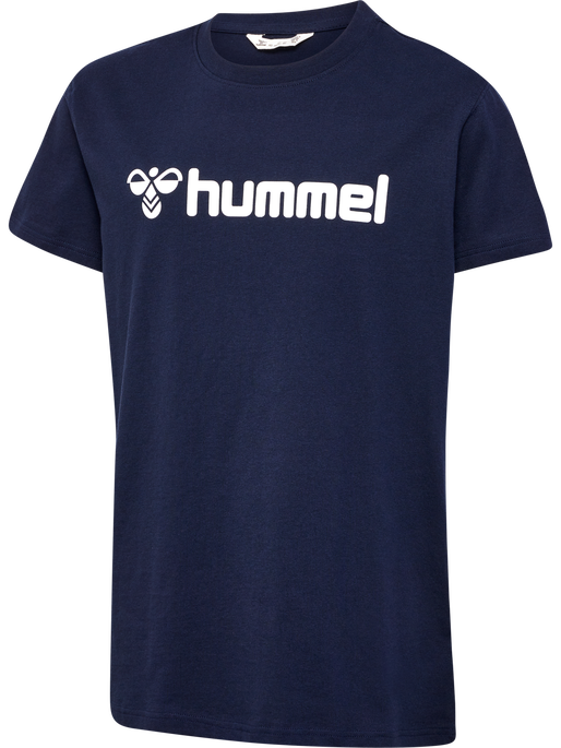 hmlGO 2.0 LOGO T-SHIRT S/S KIDS, MARINE, packshot