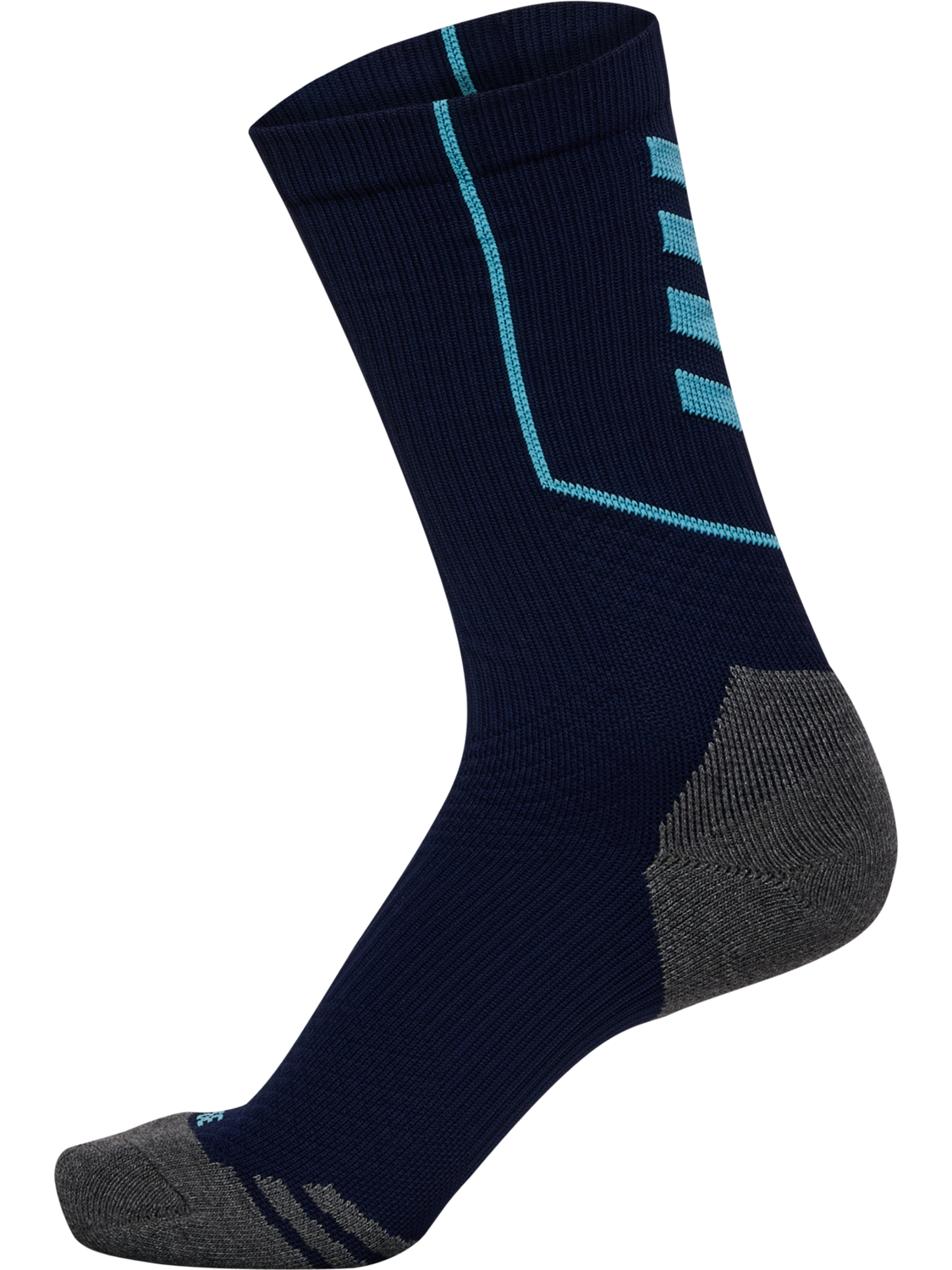 hmlPRO TRAINING SOCKS LOW NEON, MARINE/BLUE FISH, packshot