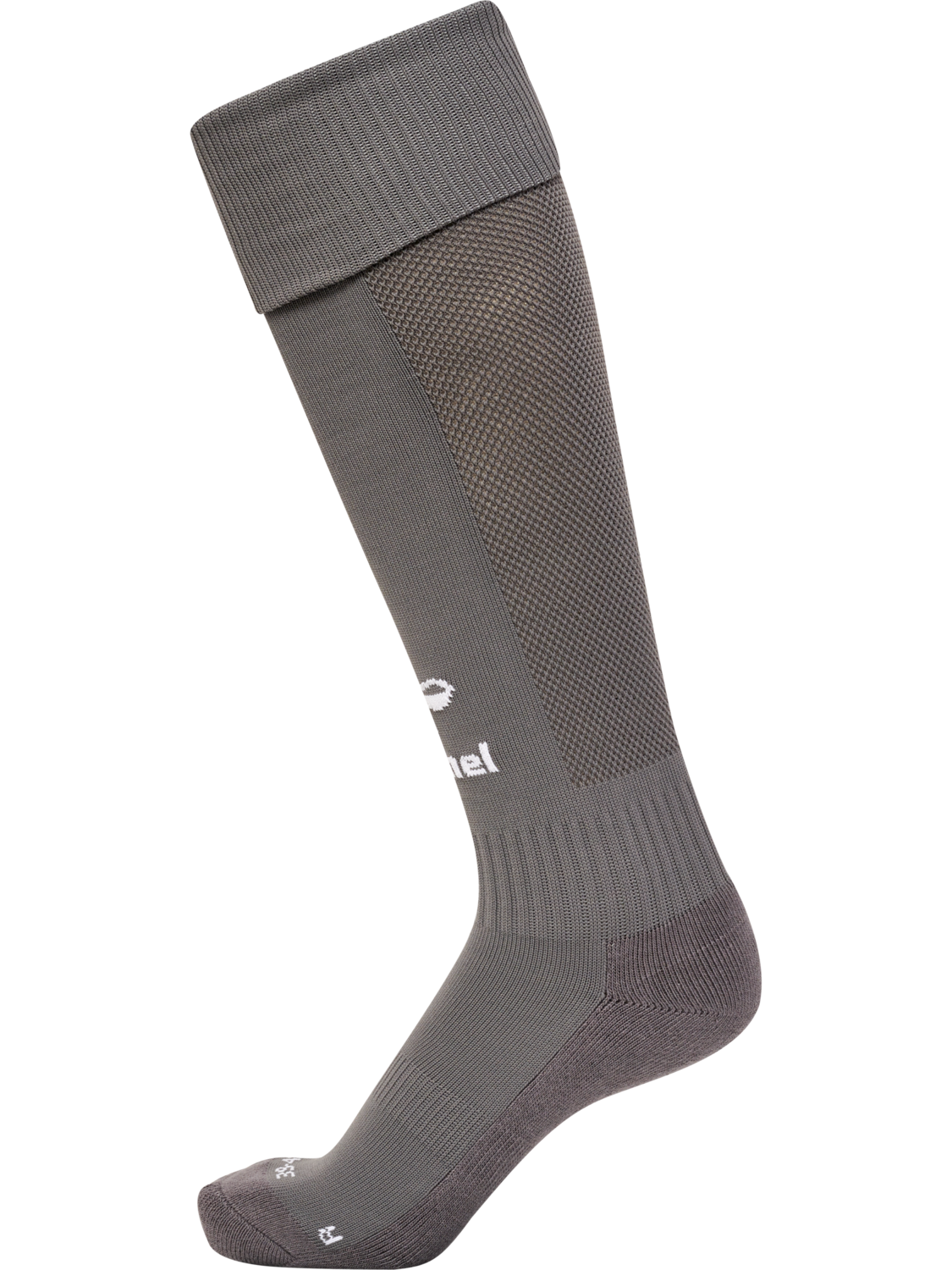 hmlESSENTIAL FOOTBALL SOCKS, STEEL GRAY/WHITE, packshot