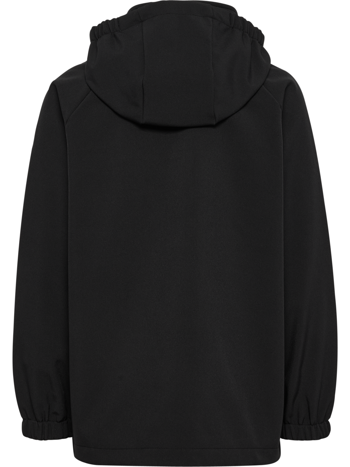 hmlJR LOOSE SOFTSHELL JACKET, BLACK, packshot