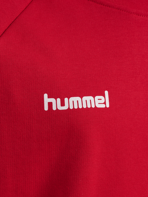 HUMMEL GO KIDS COTTON SWEATSHIRT, TRUE RED, packshot
