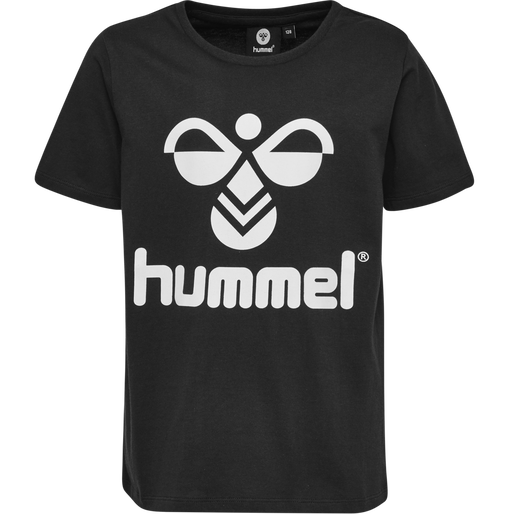 hmlTRES T-SHIRT S/S 2-PK, BLACK/MARSHMALLOW, packshot