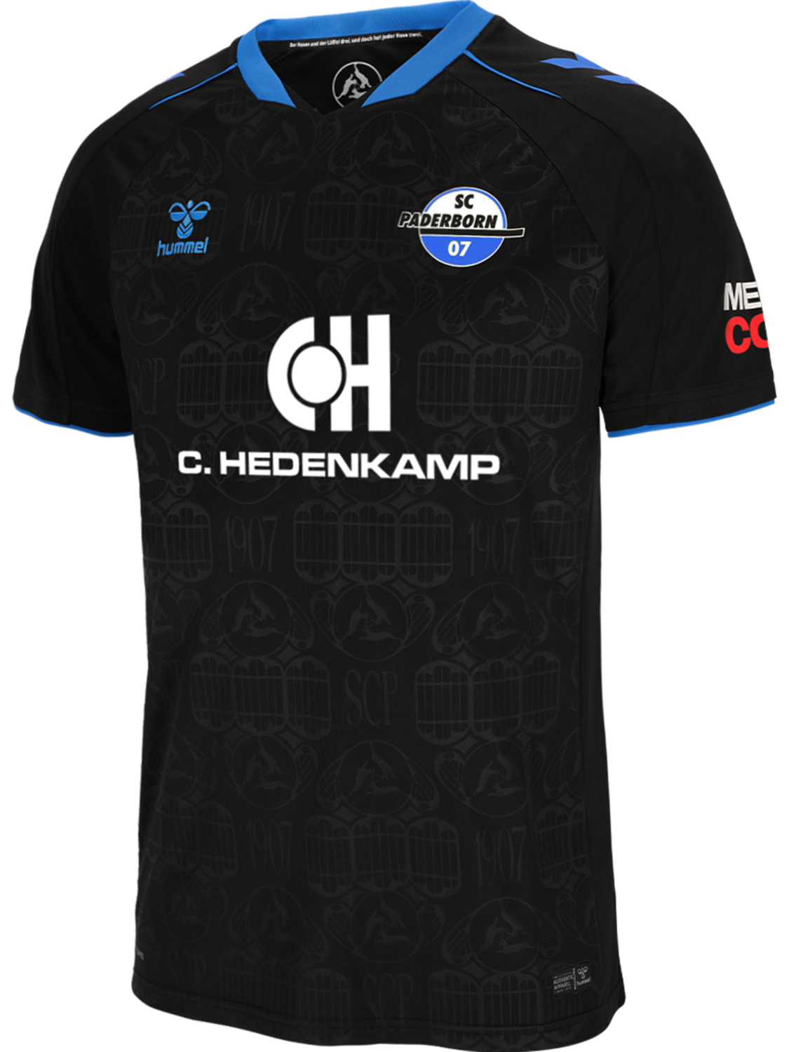 SCP07 26/27 HOME JERSEY S/S, BLACK, packshot