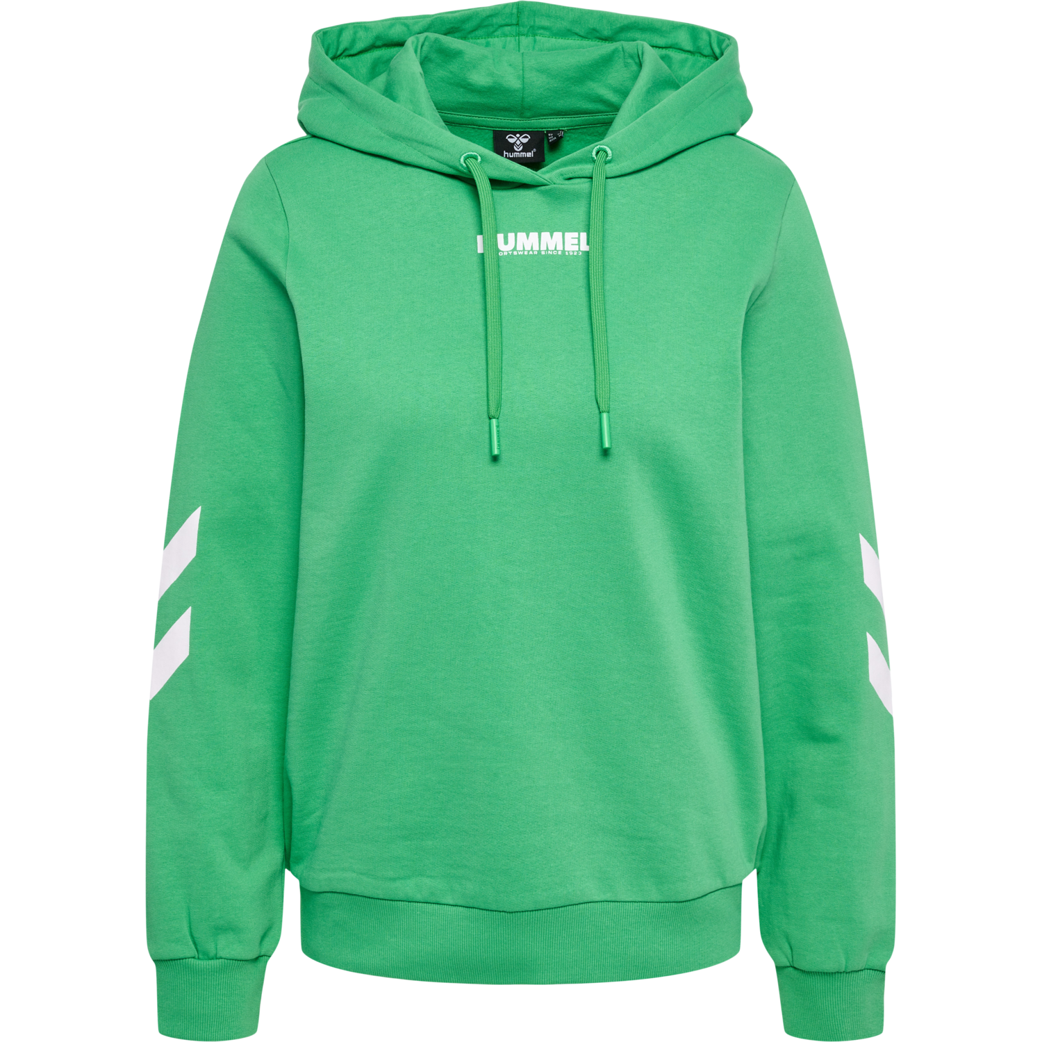hmlLEGACY WOMAN HOODIE, GREEN SPRUCE, packshot