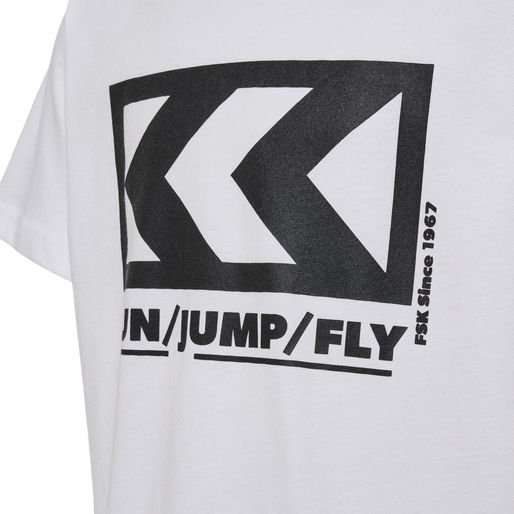 hmlFSK LOW T-SHIRT S/S, BRIGHT WHITE, packshot