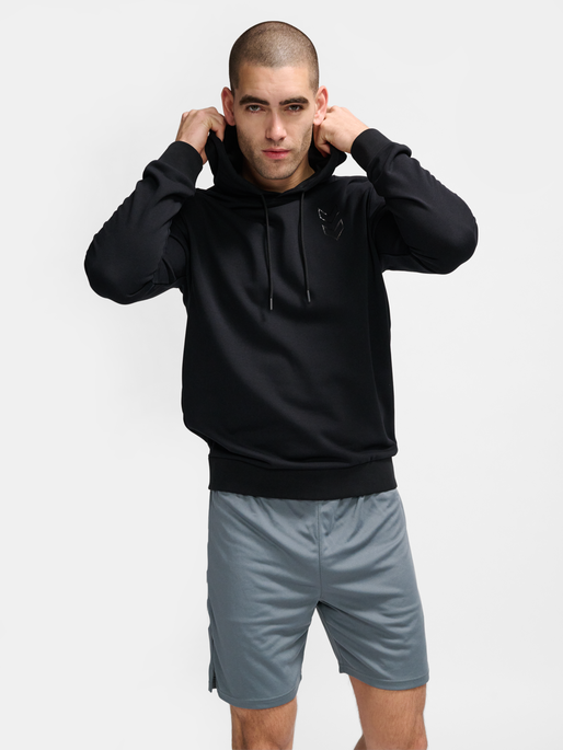 hmlACTIVE CO HOODIE, BLACK, model