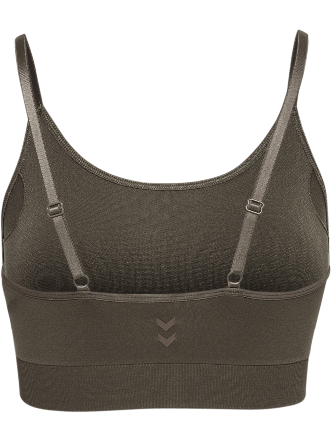 hmlFLOW PADDED BRA, MAJOR BROWN, packshot