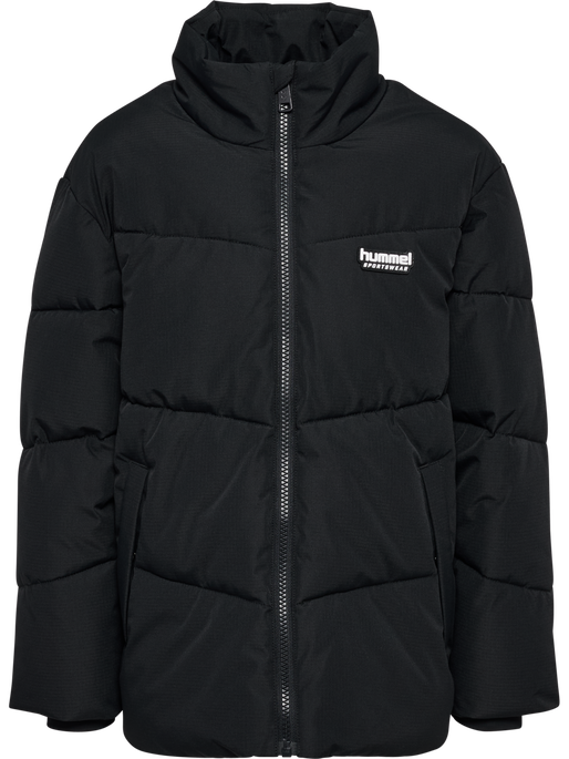 hmlJR PUFFER JACKET, BLACK hmlJR PUFFER JACKET, BLACK, packshot