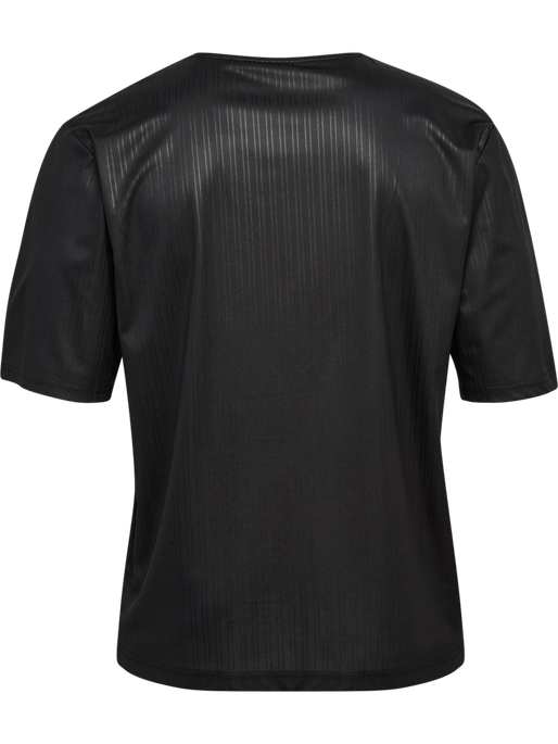 hmlPULSE LOOSE JERSEY S/S, BLACK hmlPULSE LOOSE JERSEY S/S, BLACK, packshot