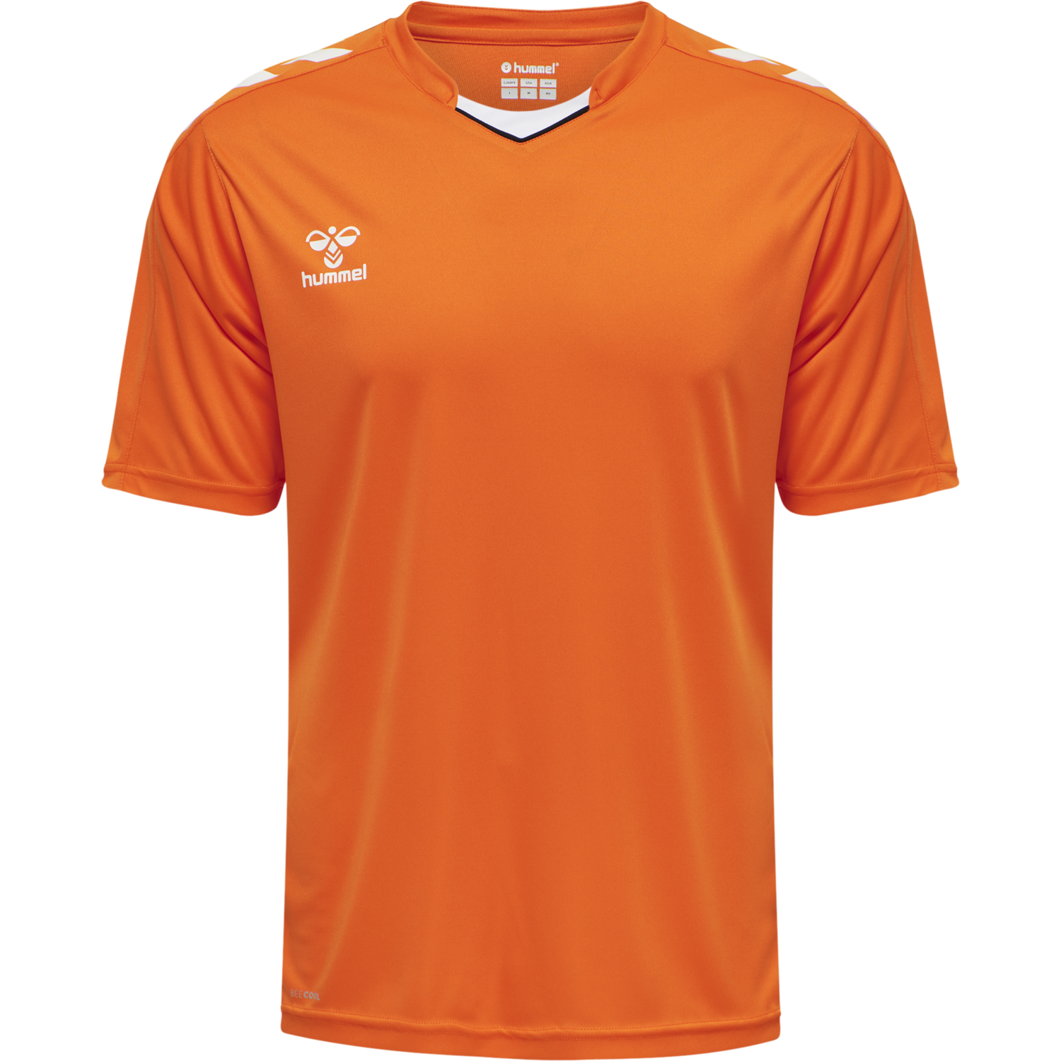 hmlCORE XK POLY JERSEY S/S, ORANGE TIGER, packshot