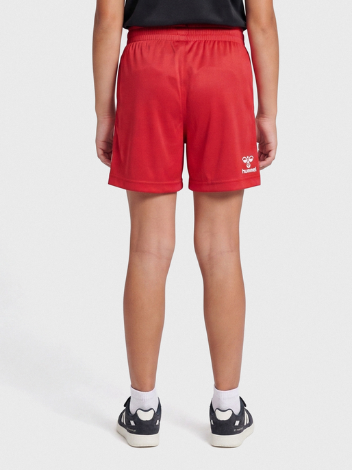 hmlCORE XK POLY SHORTS KIDS, TRUE RED, model
