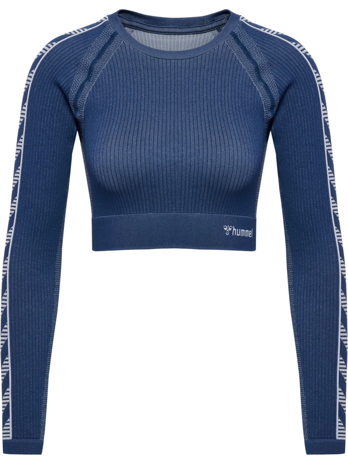 hmlMT BLAZE SEAMLESS T-SHIRT L/S, INSIGNIA BLUE, packshot