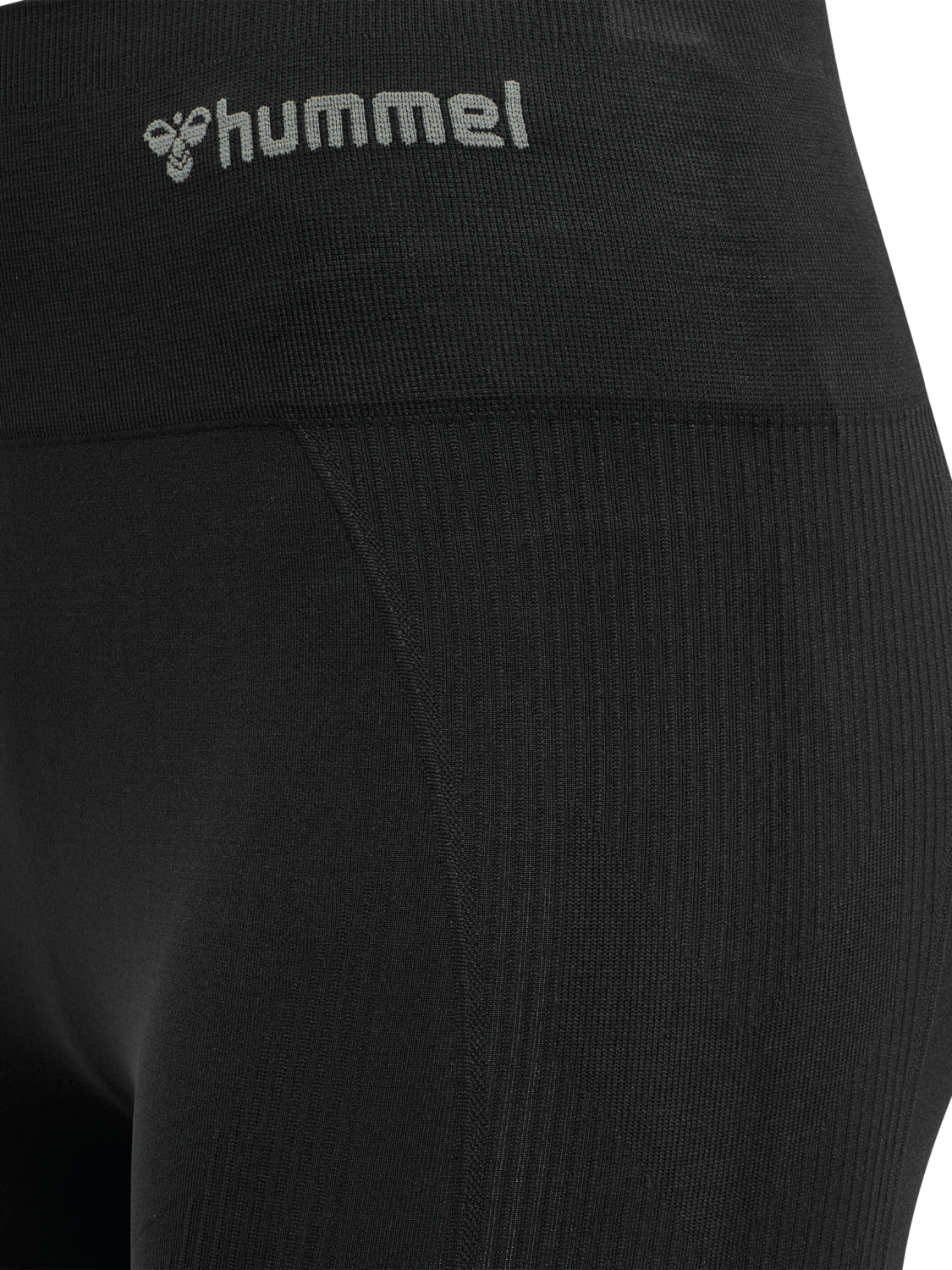hmlTIF SEAMLESS HIGH WAIST TIGHTS, BLACK, packshot