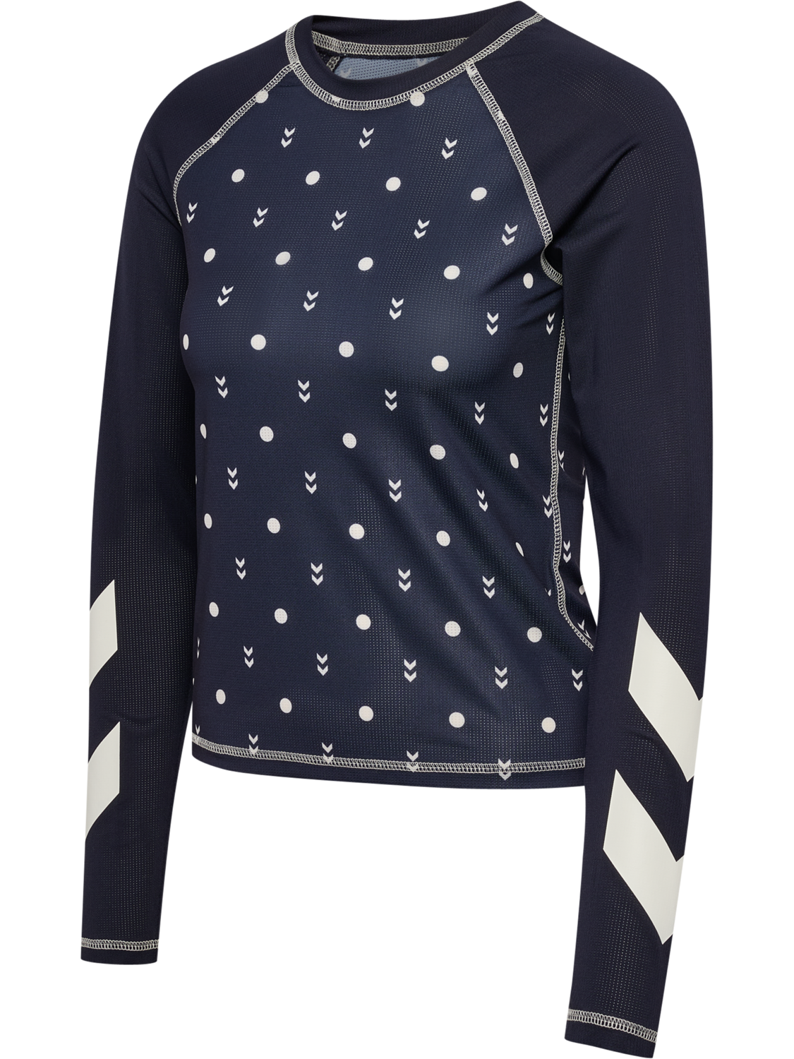 hmlI-D MESH T-SHIRT L/S, NIGHT SKY, packshot