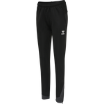 hmlLEAD WOMEN POLY PANTS, BLACK, packshot