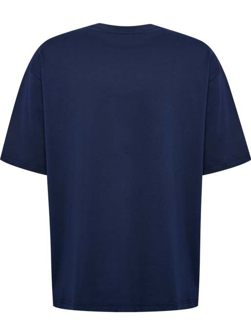 hmlLOOSE T-SHIRT BEE S/S, DRESS BLUES, packshot