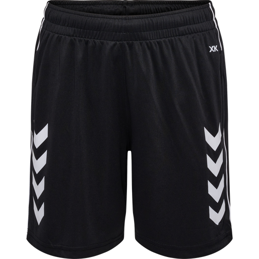 hmlCORE XK POLY COACH SHORTS KIDS, BLACK hmlCORE XK POLY COACH SHORTS KIDS, BLACK, packshot