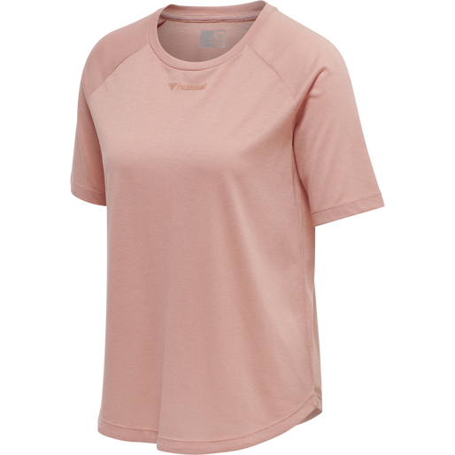 hmlMT VANJA T-SHIRT, ROSE TAN, packshot