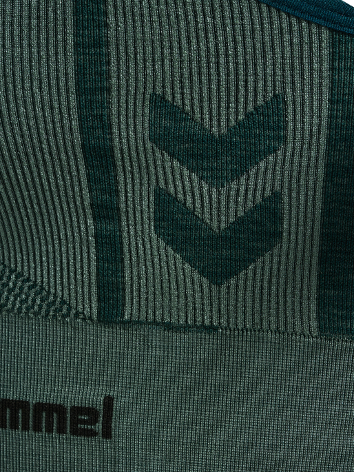 hmlCLEA SEAMLESS  SPORTS TOP, GREEN GABLES/GARDEN TOPIARY ME, packshot