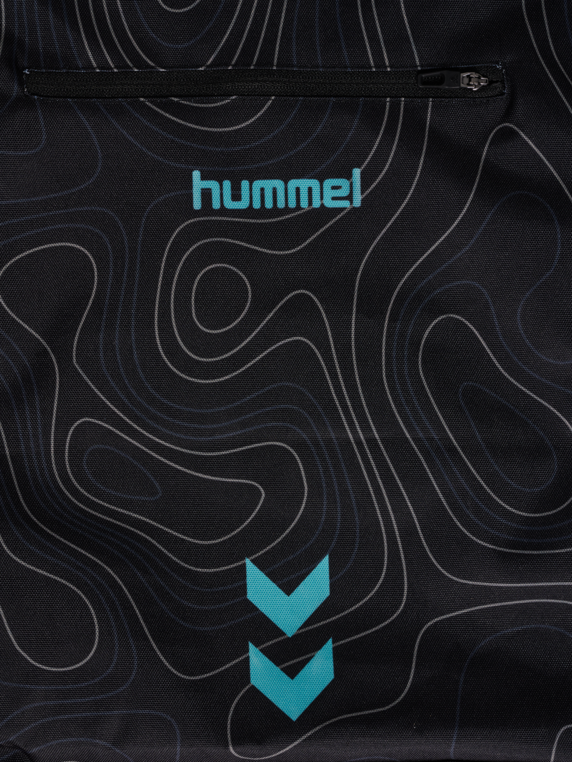 hmlBLAZE 2.0 GYM BAG, BLACK/POOL BLUE, packshot