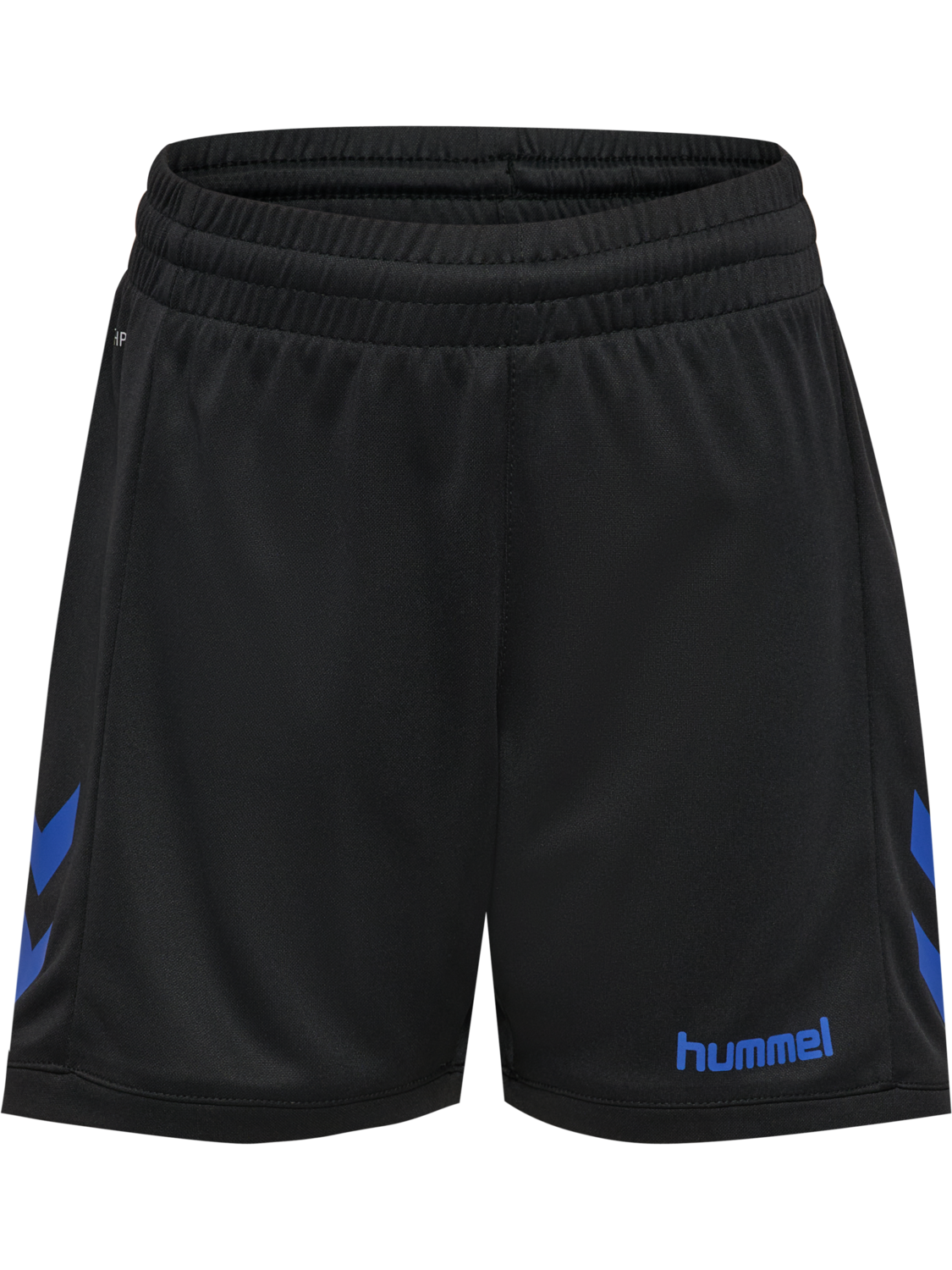 hmlBLAZE CLUB 26 POLY SHORTS KIDS, BLACK/BLUE, packshot