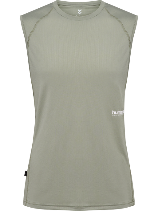 hmlPULSE WORKOUT TANK TOP, SEAGRASS hmlPULSE WORKOUT TANK TOP, SEAGRASS, packshot