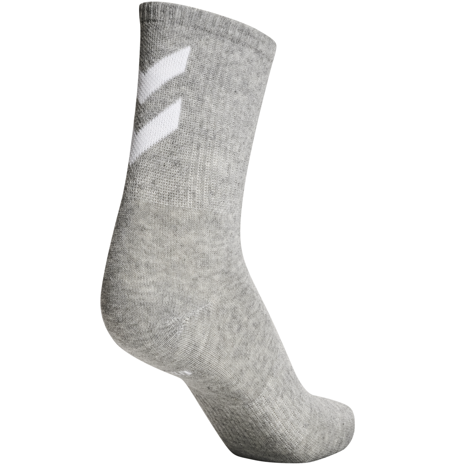 hmlCHEVRON 6-PACK SOCKS, BLACK/WHITE/GREY, packshot