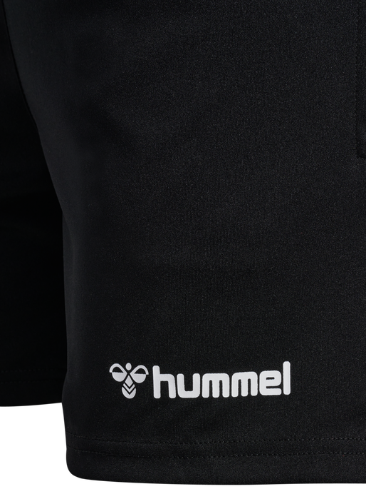 FFHB REFEREE POLY SHORTS WOMA, BLACK W/LOGO, packshot