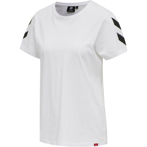 hmlLEGACY WOMAN T-SHIRT, WHITE, packshot