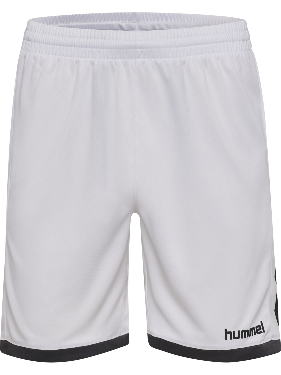 hmlBLAZE CLUB 26 POLY SHORTS, WHITE/ASPHALT, packshot