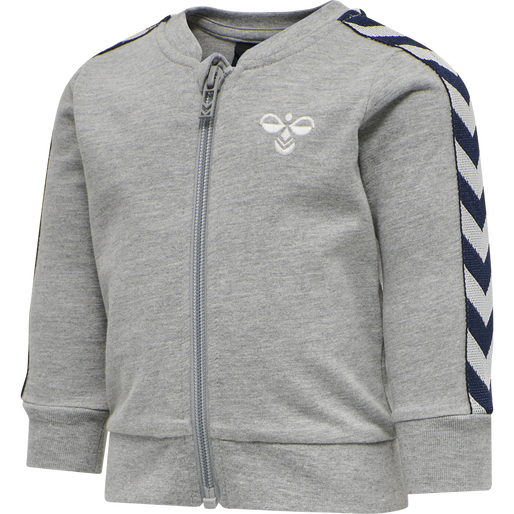 hmlBILLE TRACKSUIT, GREY MELANGE, packshot