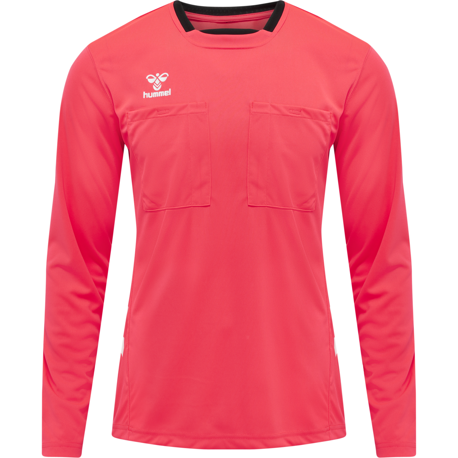 hmlREFEREE CHEVRON JERSEY L/S, DIVA PINK, packshot