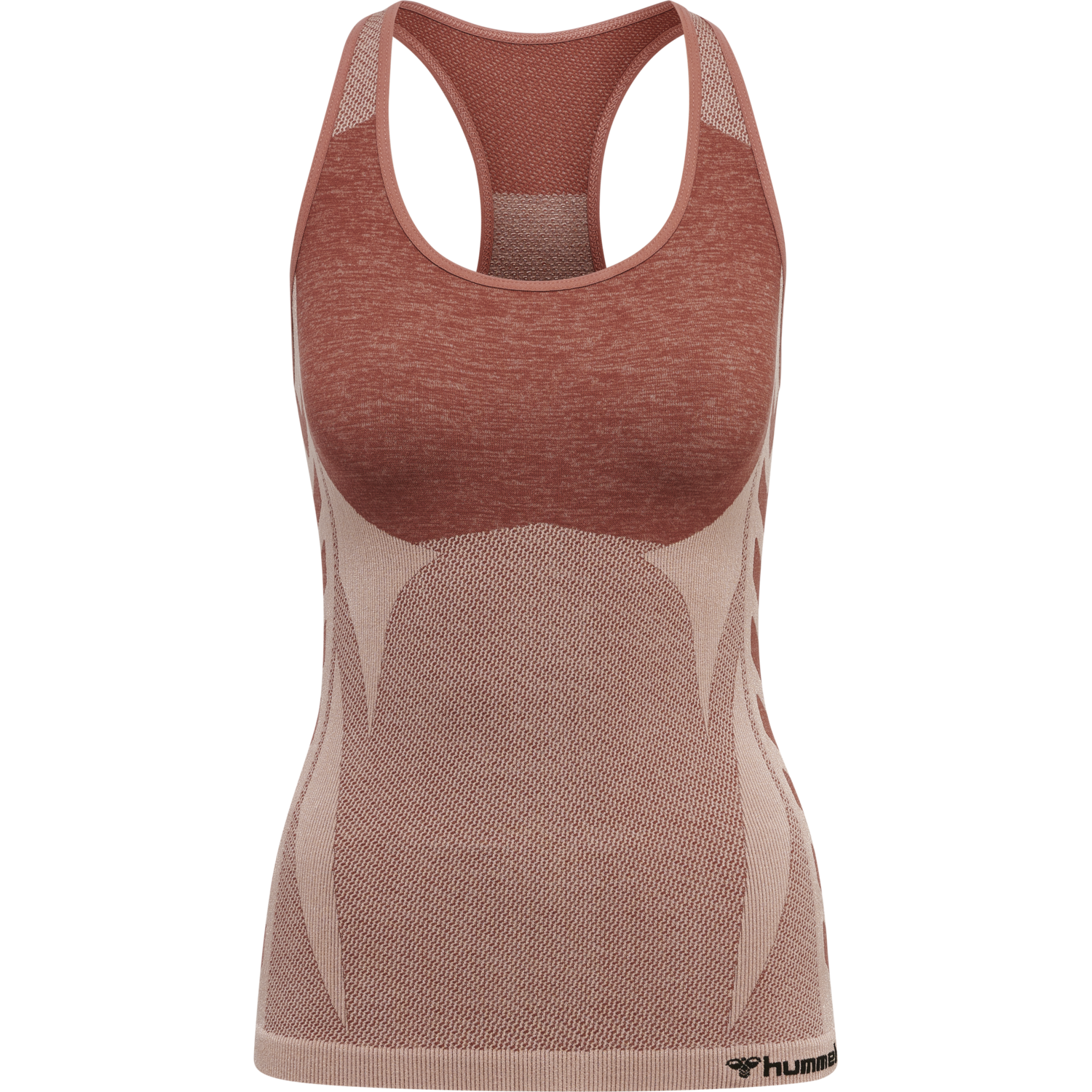 hmlCLEA SEAMLESS TOP, WITHERED ROSE/ROSE TAN MELANGE, packshot
