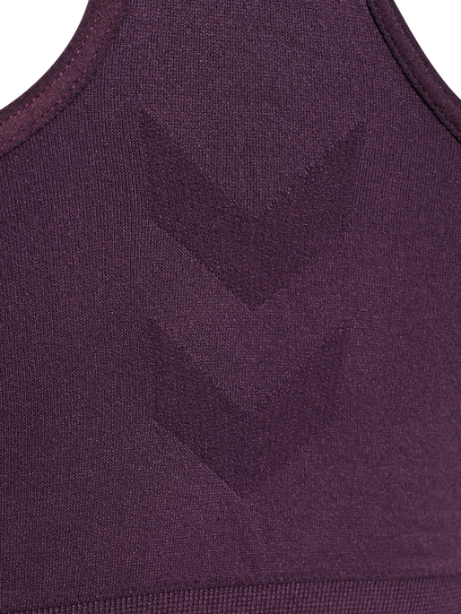 hmlTIF SEAMLESS SPORTS TOP, PLUM PERFECT, packshot