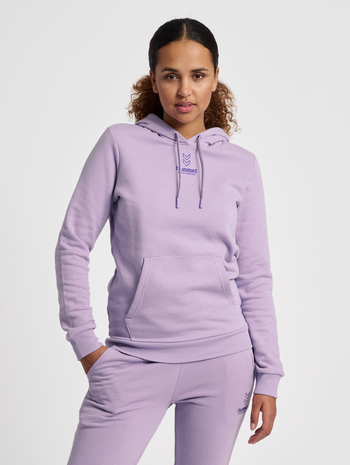 hmlOLIVIA HOODIE, HEIRLOOM LILAC, model