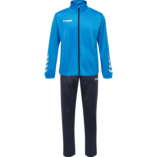hmlPROMO KIDS POLY SUIT, DIVA BLUE/MARINE, packshot
