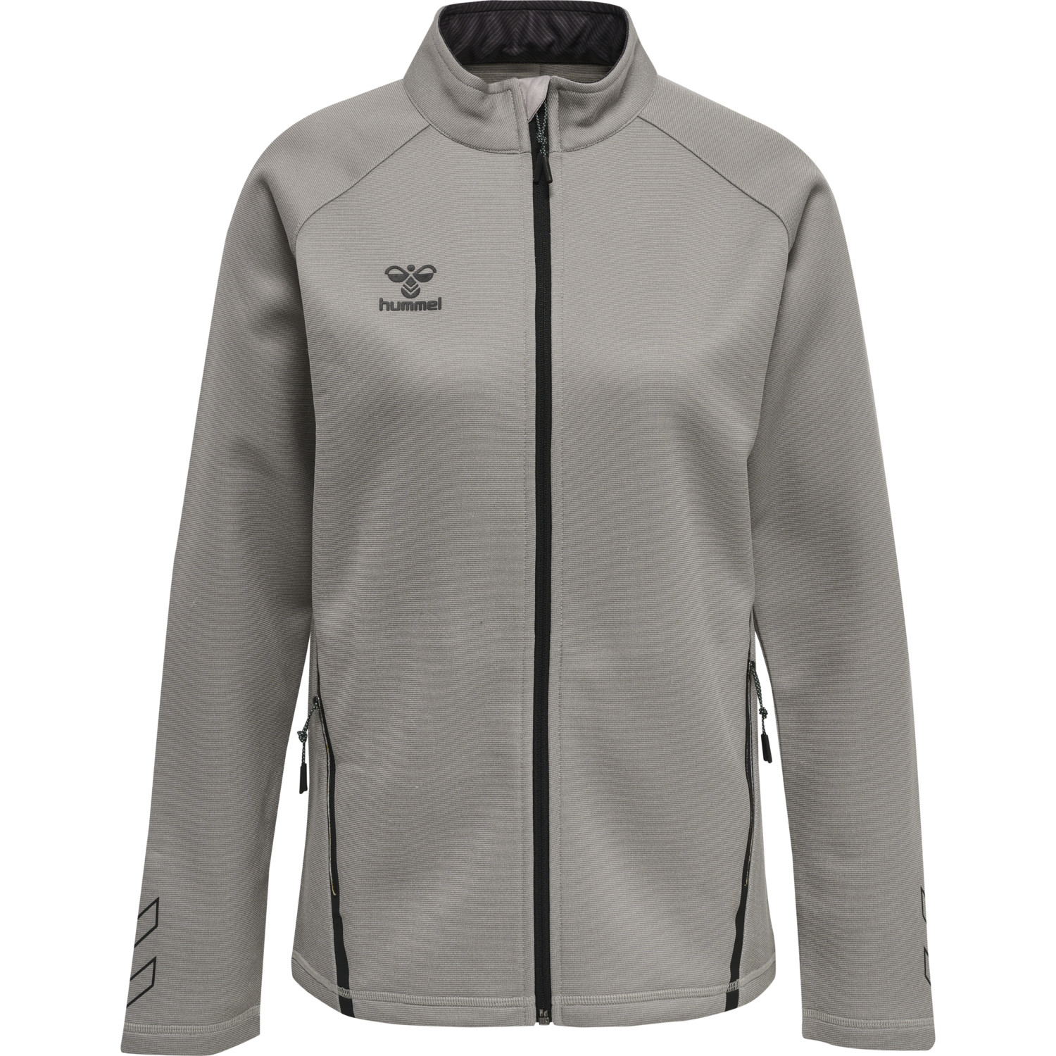 hmlCIMA XK ZIP JACKET WOMAN, GREY MELANGE, packshot