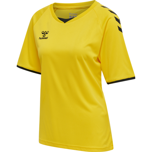 hmlCORE VOLLEY TEE WO, BLAZING YELLOW, packshot