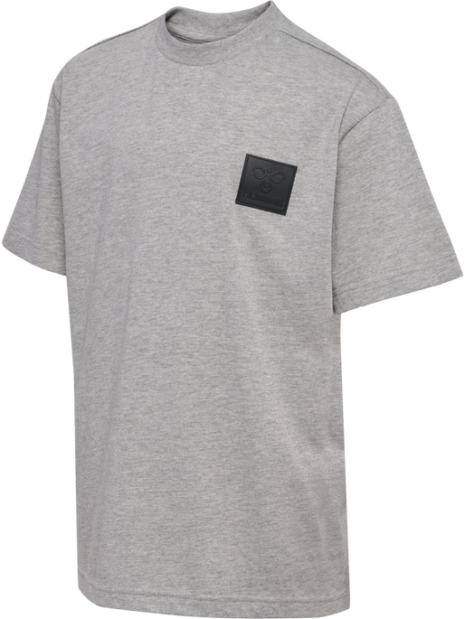 hmlCLEAN T-SHIRT S/S, GREY MELANGE, packshot