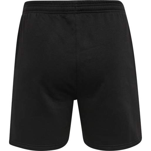 hmlRED BASIC SWEAT SHORTS, BLACK, packshot