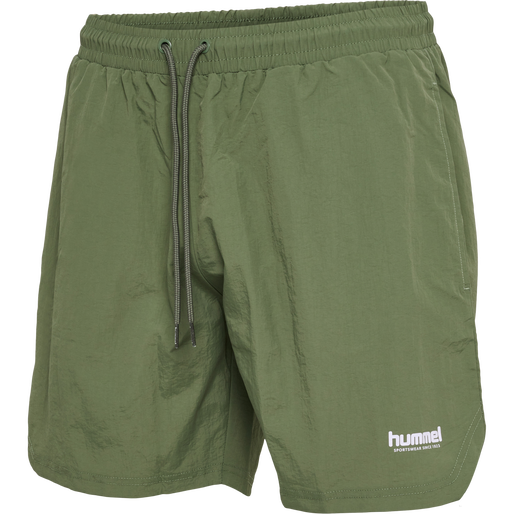 hmlLGC TRAVIS WOVEN SHORTS, FOUR LEAF CLOVER, packshot