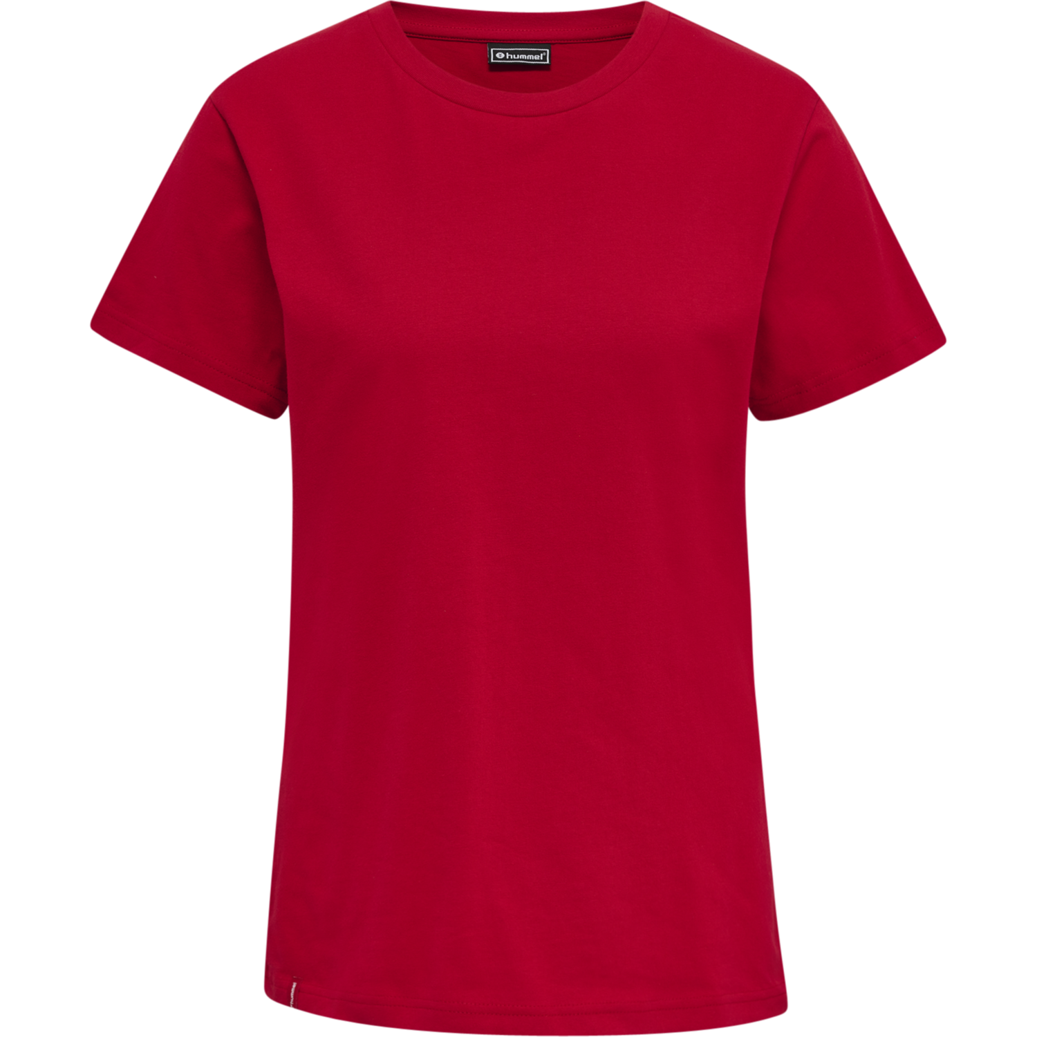 hmlRED HEAVY T-SHIRT S/S WOMAN, TANGO RED, packshot