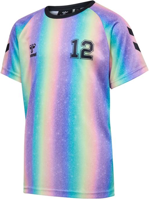 hmlSHIMMER T-SHIRT S/S, PINK-A-BOO, packshot