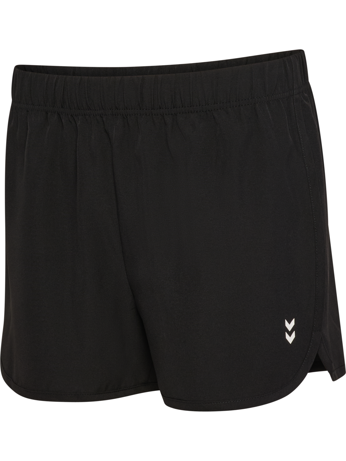 hmlTRAINING W CURVED SHORTS, BLACK, packshot