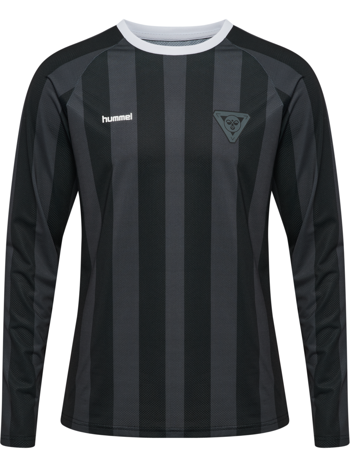 hmlKICK OFF JERSEY L/S, BLACK, packshot