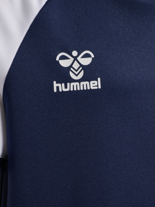 hmlMATCH LEAGUE JERSEY S/S KIDS, MARINE/WHITE hmlMATCH LEAGUE JERSEY S/S KIDS, MARINE/WHITE, packshot