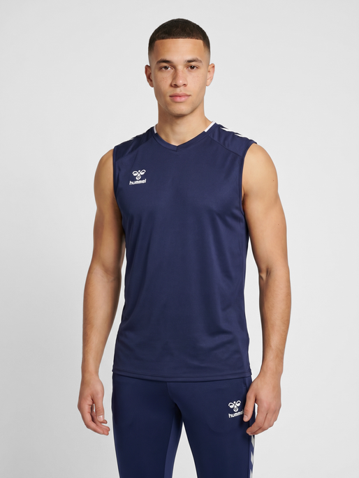 hmlCORE 2.0 JERSEY S/L, MARINE/WHITE, model