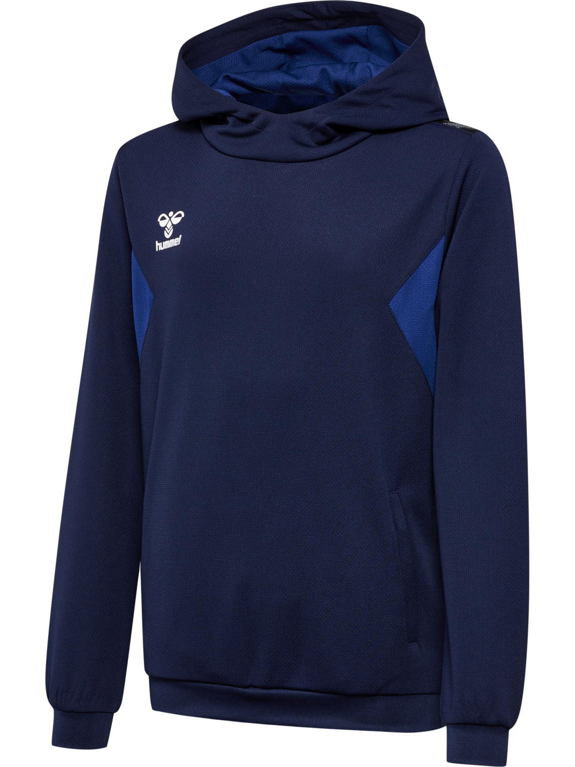 hmlAUTHENTIC PL HOODIE KIDS, MARINE, packshot